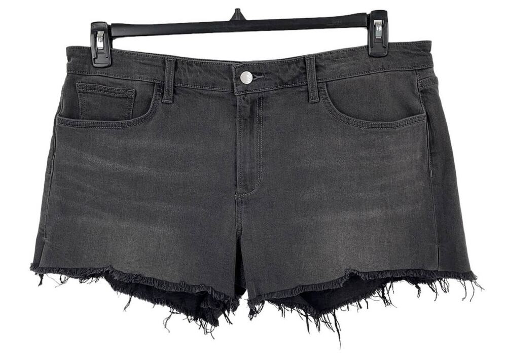 Joe's Jeans shorts The Ozzie 4"cut off black size 34